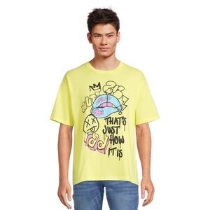 No Boundaries Yellow Graphic Tee